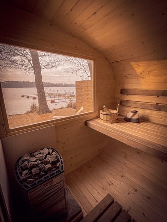 KOBA Strefa SPA XL – zestaw premium z sauną kwadro-owalną i balią deluxe