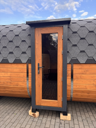 DUŻA Sauna KOBA Kwadro 5m - 2 pomieszczenia, boczne wejście