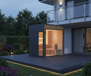 Sauna ogrodowa KOBA LOFT X - ocieplona - KONFIGURUJ