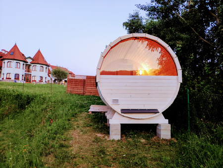 SAUNA BECZKA ZESTAW DO MONTAŻU DIY