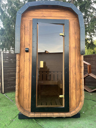 Mała Sauna KOBA Kwadro MICRO - idealna dla 2os - małe przestrzenie