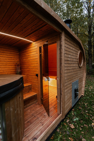 KOBA Sauna ogrodowa z balia 2w1 NEPTUN