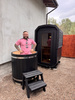 Sauna KOBA Kwadro MICRO + balia do schładzania / Strefa regeneracji SuperMario