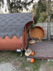 Sauna KOBA Beczka 3,3m - 2 pomieszczenie z daszkiem
