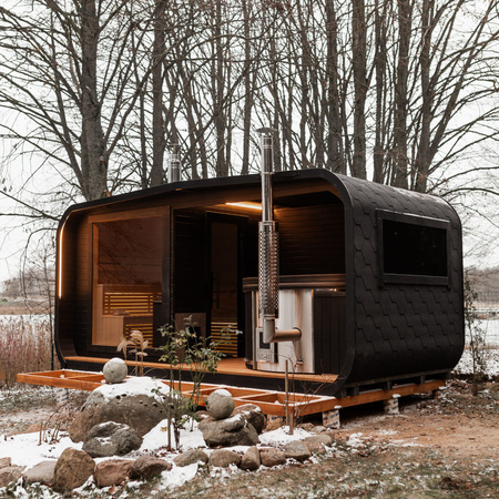KOBA Sauna ogrodowa z balia 2w1 LINORA