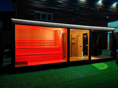 Sauna ogrodowa KOBA LOFT B - ocieplona - KONFIGURUJ