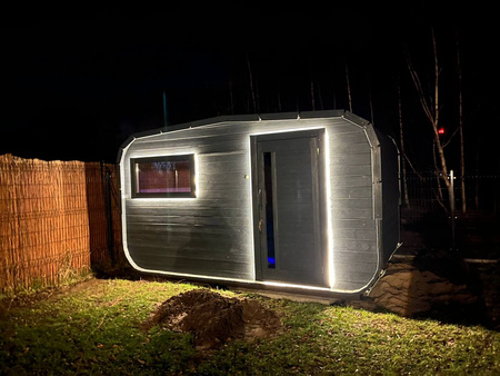 Sauna KOBA Kwadro-Owalna 5m z przedsionkiem