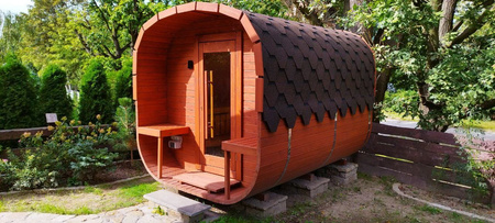 Sauna KOBA Kwadro 3m - 1 pomieszczenie z tarasem