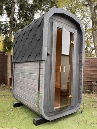 Mała Sauna KOBA Kwadro MICRO - idealna dla 2os - małe przestrzenie