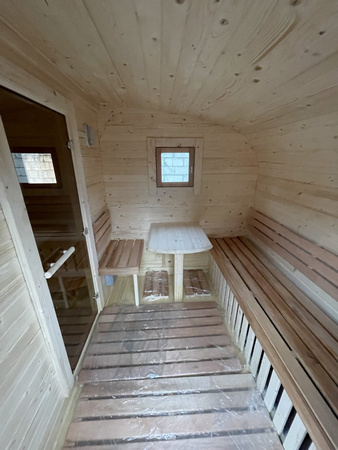 Sauna KOBA Kwadro-Owalna 4m z przedsionkiem