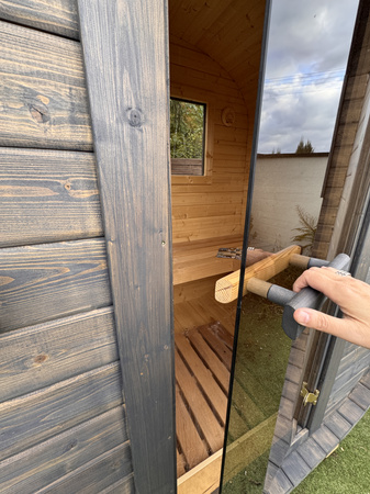 Sauna KOBA Kwadro MINI 1,5m 1 pomieszczenie bez tarasu