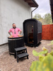 Sauna KOBA Kwadro MICRO + balia do schładzania / Strefa regeneracji SuperMario