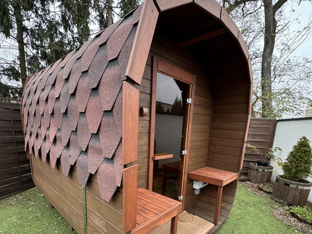 Sauna KOBA KWADRO 2,5m z tarasem