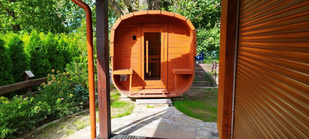 Sauna KOBA Kwadro 3m - 1 pomieszczenie z tarasem