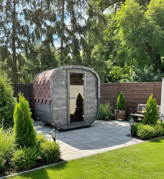 Sauna KOBA Kwadro MINI 1,5m 1 pomieszczenie bez tarasu