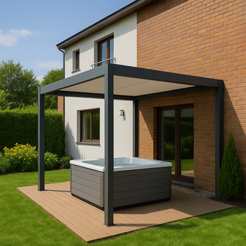 Pergola Square-Wall przyścienna 300 x 300 cm
