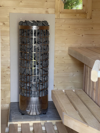 Sauna KOBA Kwadro 4m (2 pomieszczenia + taras)