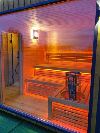 Sauna ogrodowa KOBA LOFT Y -  ocieplona - KONFIGURUJ