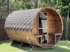 Sauna KOBA Beczka 2,5m - 1 pomieszczenie z tarasem dla 2-4 osób