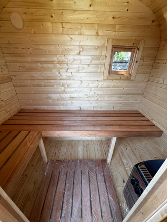 Sauna KOBA Kwadro MINI 1,5m 1 pomieszczenie bez tarasu
