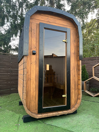 Mała Sauna KOBA Kwadro MICRO - idealna dla 2os - małe przestrzenie