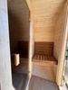 Sauna Kwadro 3,3m - 2 pomieszczenia z daszkiem