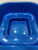 Jakuzzi ogrodowe kwadratowe 200x200 z piecem zewnętrznym na drewno WKŁAD AKRYLOWY