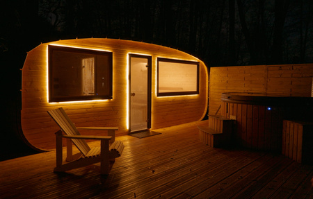 KOBA Strefa SPA XL – zestaw premium z sauną kwadro-owalną i balią deluxe