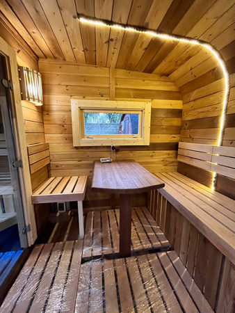 Sauna KOBA Kwadro-Owalna 5m z przedsionkiem