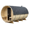 Sauna KOBA Beczka 4m - 2 pomieszczenia z tarasem