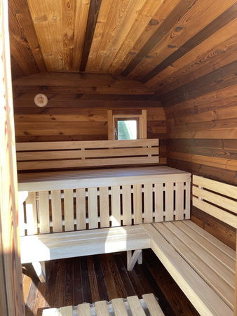 Sauna KOBA Kwadro 4m (2 pomieszczenia + taras)