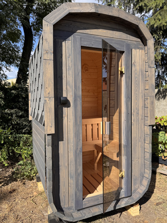 Mała Sauna KOBA Kwadro MICRO - idealna dla 2os - małe przestrzenie