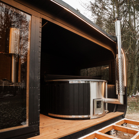 KOBA Sauna ogrodowa z balia 2w1 LINORA