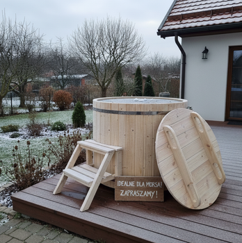 Balia beczka do schładzania i morsowania po saunie