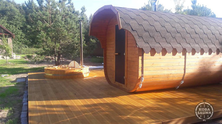 SAUNA KWADRO ZESTAW DO MONTAŻU DIY