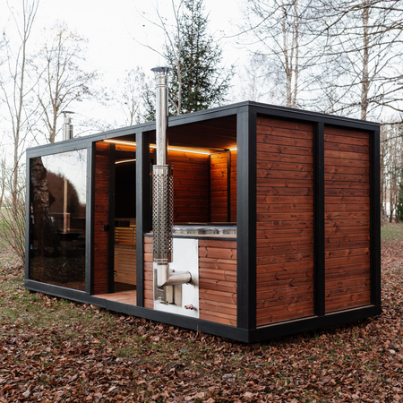 KOBA Sauna ogrodowa z balia 2w1 FORMIA