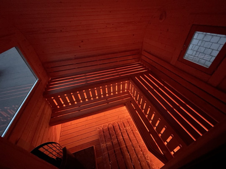 Sauna KOBA Kwadro-Owalna 4m z przedsionkiem