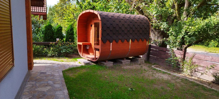 Sauna KOBA Kwadro 3m - 1 pomieszczenie z tarasem