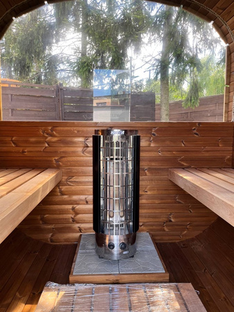 Sauna KOBA KWADRO 2,5m z tarasem