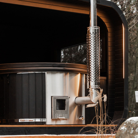 KOBA Sauna ogrodowa z balia 2w1 LINORA