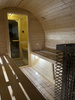Sauna KOBA Beczka 4m - 2 pomieszczenia z tarasem