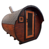 Sauna KOBA Beczka 3/4 || większa średnica|| 2 pomieszczenie z daszkiem