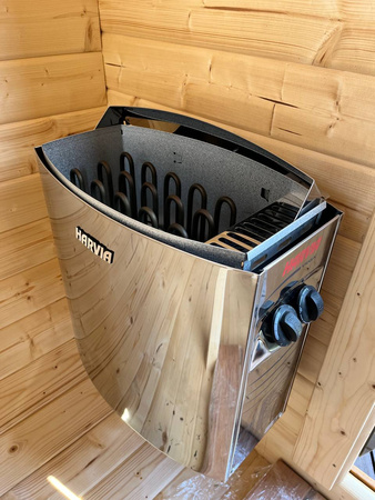 Sauna KOBA Kwadro MINI 1,5m 1 pomieszczenie bez tarasu