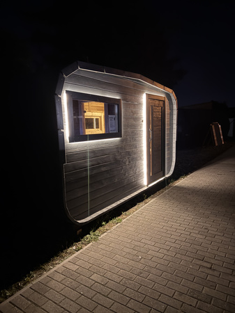 Sauna KOBA Kwadro-Owalna 5m z przedsionkiem