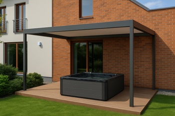 Pergola Square-Wall przyścienna 500 x 250 cm