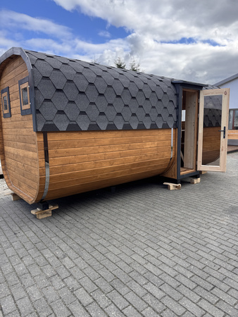 DUŻA Sauna KOBA Kwadro 5m - 2 pomieszczenia, boczne wejście