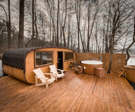 KOBA Strefa SPA XL – zestaw premium z sauną kwadro-owalną i balią deluxe