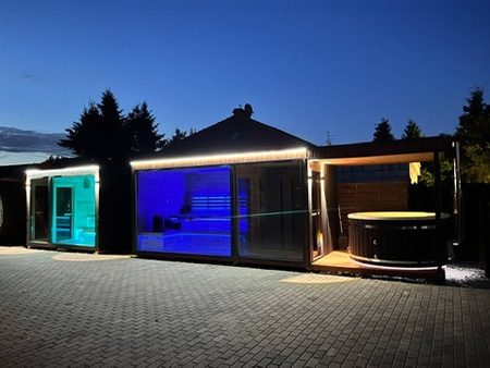 Sauna ogrodowa KOBA LOFT B - ocieplona - KONFIGURUJ