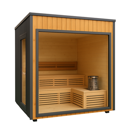 Sauna ogrodowa KOBA LOFT X - ocieplona - KONFIGURUJ