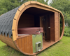 KOBA Sauna ogrodowa z balia 2w1 OVALIS